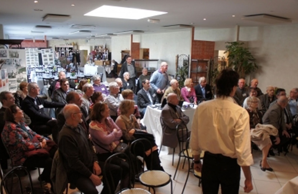 L'assemblée pendant la conférence