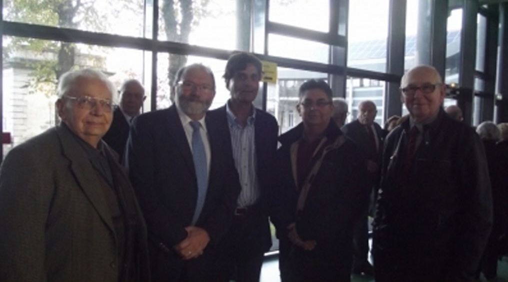 Les membres du bureau lors de l'inauguration