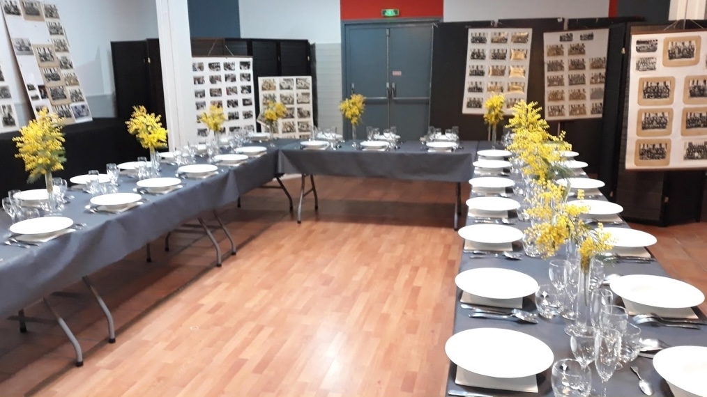 Les tables décorées par Catherine