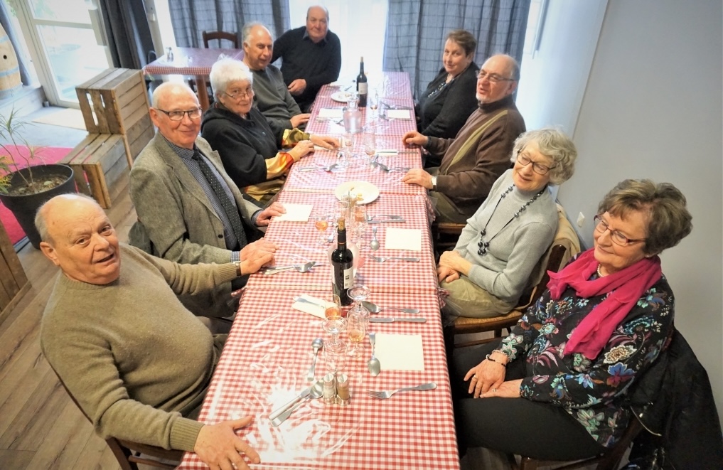 Les tables du banquet.