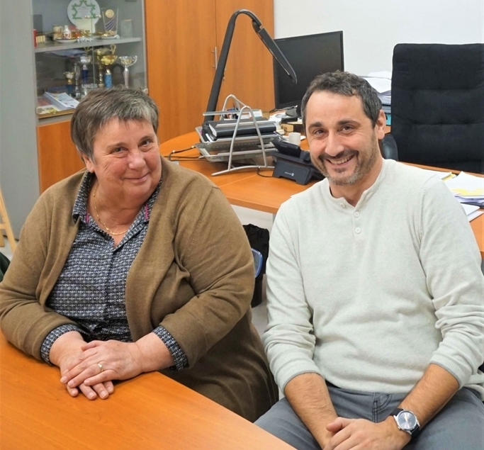 Notre président, Francois Lalut, en totale complicité avec la proviseure de Charles Coulomb, Viviane Lembert.