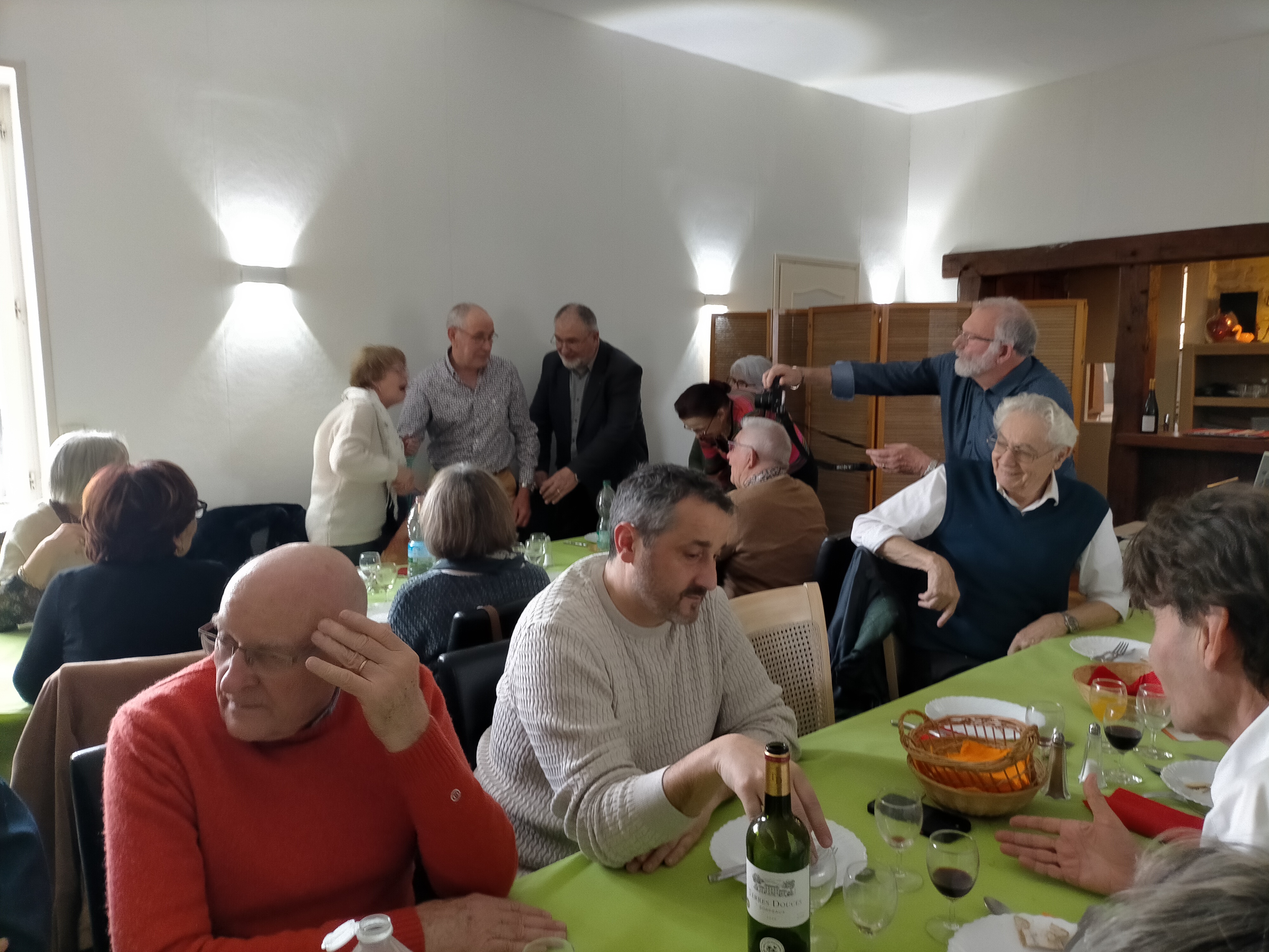 La fin du repas.