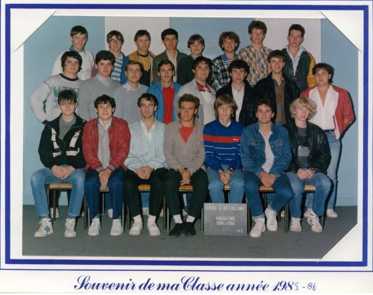 Charles Coulomb 1ère F3 1985